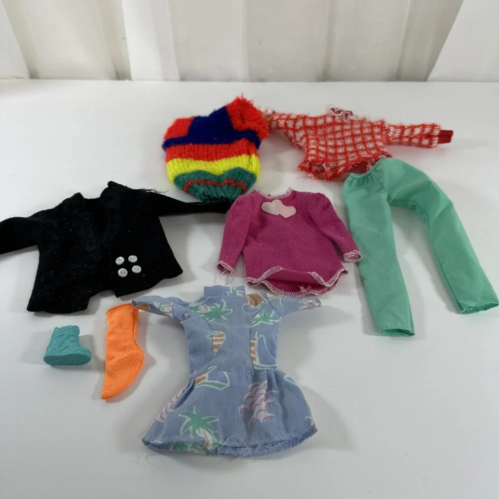 Vintage Barbie Doll Clothes 1 Boot, 1 Long Stocking 8 Pieces